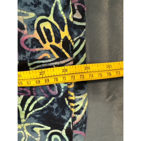 Far Away Blue & Purple Short Sleeve Hawaiian Dress‎ Medium Preowned - Picture 9 of 9